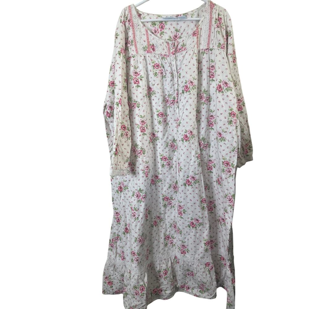 Vintage Ashley Taylor Women's 4X Cotton Nightgown y